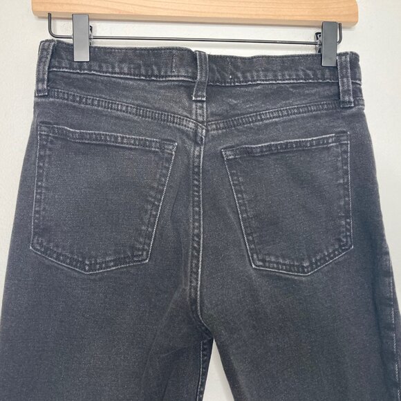 Abercrombie & Fitch The Skinny High Rise Jean with Vent Hem 27 Black Denim 90s - Picture 5 of 9